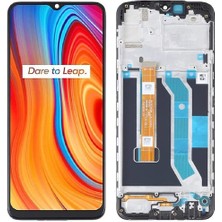 Genos Oppo Realme C3 ile Uyumlu LCD Ekran Dokunmatik Çıtalı RMX2020 RMX2027