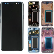 Genos Samsung Galaxy S9 Plus G965F ile Uyumlu OLED Ekran Dokunmatik