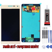 Genos Samsung A500 A5 LCD Ekran Gold Altın Montaj Kiti Hediye