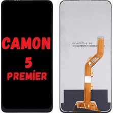 Genos Tecno Camon 15 Premier LCD Ekran Dokunmatik Siyah Çıtasız Orjinal