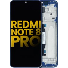 Genos Xiaomi Redmi Note 8 Pro LCD Ekran Dokunmatik Çıtalı Orjinal
