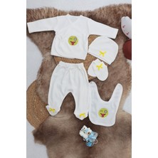 Aktif Bebek Sema Baby 5 Parça Hastane Çıkışı Zıbın Seti 0-3 Ay