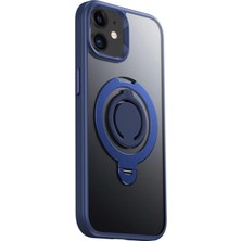 Starseven Iphone 12 Avatar 360 Dönen Magsafe Kapak - Lacivert