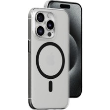 Starseven Iphone 15 Kılıf Bubble Magsafe Kapak - Siyah
