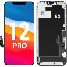 Genos Apple iPhone 12 Pro ile Uyumlu Gx OLED Ekran Dokunmatik