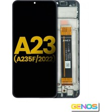 Genos Samsung Galaxy A23 A235 LCD Ekran Dokunmatik Çıtalı Orijinal