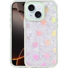 Starseven Iphone 14 Lumi Desenli Kapak - Yeşil