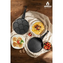 Amboss Happy 2 Parça 26 cm Pankek & Krep Tava Seti