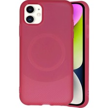 Starseven Iphone 11 Kılıf Maya Karbon Kapak - Bordo