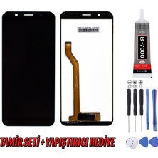 Genos Asus Zenfone Max Pro M1 ZB601KL LCD Ekran Çıtasız Siyah Montaj Kiti Hediye