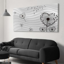 Evine Moda Kalpli Çiçekler Tek Parça Kanvas Canvas Tablo Tablo
