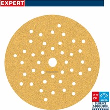 Bosch Expert C470 125 mm 60 Kum Çok Delikli Zımpara Kağıdı 50'li 2608901125