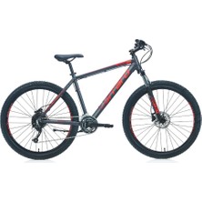 27.5 Jant Carraro Force 720 Dağ Bisikleti | 43 cm Kadro | 21 Vites | Hidrolik Disk Fren | Mat Gri-Yeşil-Siyah | Blc Bisiklet