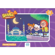 Ca Games Serra Kardeş Lisanslı 35 Parça Çerçeveli 34X24CM Çocuk Puzzle Yapboz Yeni Serisi 2'li