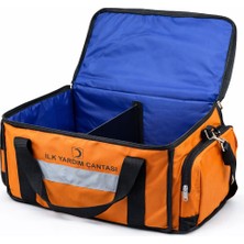 Genel Boş İlk Yardım Çantası Çok Bölmeli Dayanıklı Taşıma Çantası Acil Durum Çantası Araç Ev İş Yeri