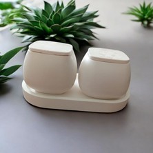 Celestia Dekoratif Vanilya Kokulu Mum Set