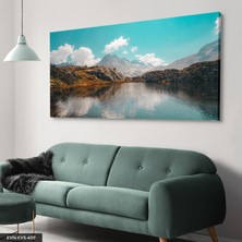 Evine Moda Göl Manzarası Tek Parça Kanvas - Canvas Tablo