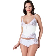 Mirglart Göğsü Dantelli Takım B428