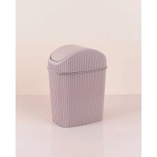 Starseven Döner Kapaklı Mini Kovası 2.5 Lt - Krem