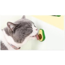Gold Be Avokado Catnip Avokado Kedi Çimi Topu Avokado Kedi Nanesi Oyuncağı