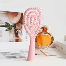 Moresun Abs & Naylon Kıllı Kadın Pembe Saç Fırçası Tarak