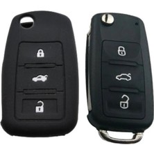 Ufak Tefek Şeyler Vw Volkswagen Seat Skoda Silikon Anahtar Kılıfı Polo Caddy Trasporter Polo