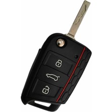 Ufak Tefek Şeyler Silikon Anahtar Kılıfı Seat Skoda Vw Golf Leon Polo Ibiza Süper B Passat Tiguan Alteca Arona
