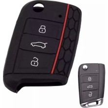 Ufak Tefek Şeyler Skoda Octavia Fabia Superb Slikon Anahtar Kılıfı