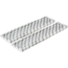 And Glassvac Akülü Cam Temizleme Makinesi ile Uyumlu Yedek Mikrofiber Bez, Beyaz