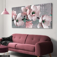 Evine Moda Çiçekler Tek Parça Kanvas - Canvas Tablo