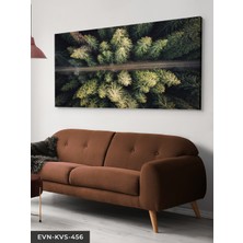 Evine Moda Orman Yolu Tek Parça Kanvas - Canvas Tablo