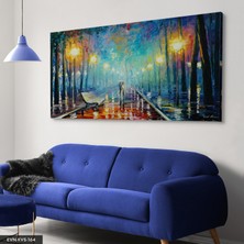 Evine Moda Aşk Temalı Tek Parça Kanvas Canvas Tablo Tablo