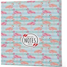 SHC4200 Flamingo 1 - Yan Baskılı Çizgili Defter