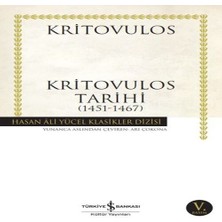 SHC4200 Kritovulos Tarihi (1451-1467) - Hasan Ali Yücel Klasikleri