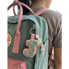 J Harf Punch Anahtarlık ve  Çanta Aksesuar El Yapımı Hediyeye Uygun Paketleme