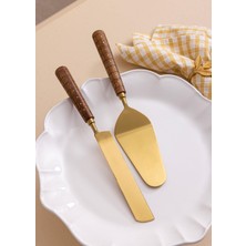 The Mia Wood Pasta Servis Takımı 2 Parça