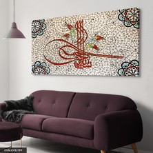 Evine Moda Osmanlı Tuğrası Tek Parça Kanvas Canvas Tablo Tablo