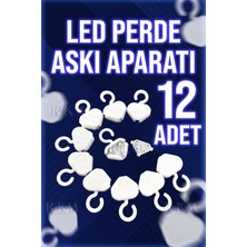 Rkm Store LED Perde Askı Aparatı 12 Adet