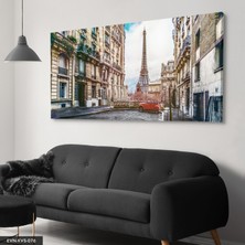 Evine Moda Eyfel Kulesi Tek Parça Kanvas Canvas Tablo Tablo