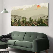 Evine Moda Soyut Doğa Tek Parça Kanvas Canvas Tablo