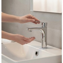 İsaoğlu Yapı Lavabo Bataryası Yüksek Model Kolay Abdest Tulipa Serisi