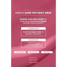 Mıssha Uzun Süre Kalıcı Parlak Tint Dare Tint Dewy Drop (Rosy Drop) 4.3g Nemli Bitiş ve Kuşburnu Yağı