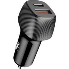 Eldenör Araç Içi Şarj Cihazı 38W Güç Kapasiteli Type-C Girişli Araba Çakmaklık