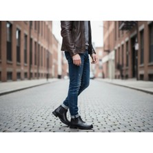 Işık Ayakkabı MK-100 Erkek Deri Bot Kahve