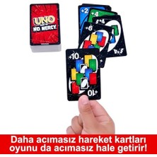 Mattel Games Uno No Mercy Kartlar Çocuklara, Yetişkinlere, Aileyle Bir Araya Gelinen Akşamlara, Partilere ve Seyahatlere Yönelik Uno No Mercy Kart Oyunu HWV18