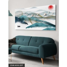 Evine Moda Soyut Doğa Tek Parça Kanvas Canvas Tablo Tablo