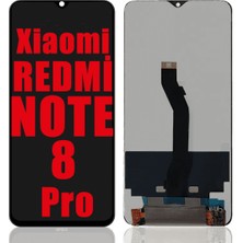 Genos Xiaomi Redmi Note 8 Pro LCD Ekran Dokunmatik Siyah Çıtasız A Plus Kalite