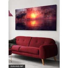 Evine Moda Doğa Manzaralı Tek Parça Kanvas Canvas Tablo Tablo