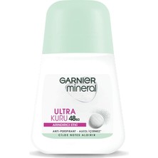 Garnier Mineral Kadın Roll-On Deodorant 3600541932623 Ferah Koku ile Hassas Ciltler İçin Ultra Kuru