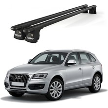 Today Auto Trio-Iı Audi Q5 (2008 -2012) Uyumlu Siyah Kilitli Ara Atkı 135CM Port Bagaj Tavan Barı